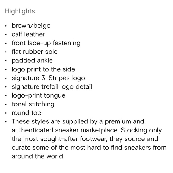 Adidas samba OG Maroon/Crystal sand/metallic sneaker - Picture 4 of 4